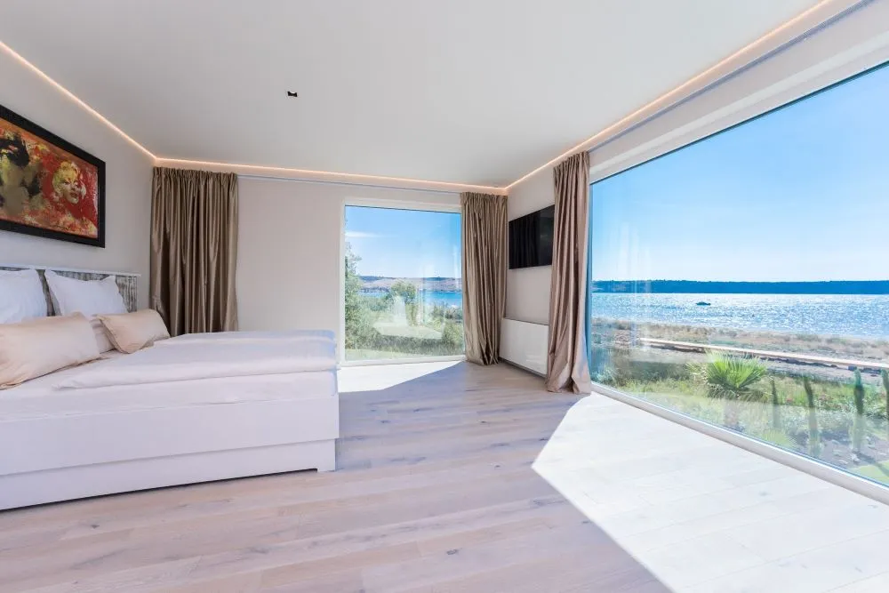 Ausblick aus Schlafzimmer